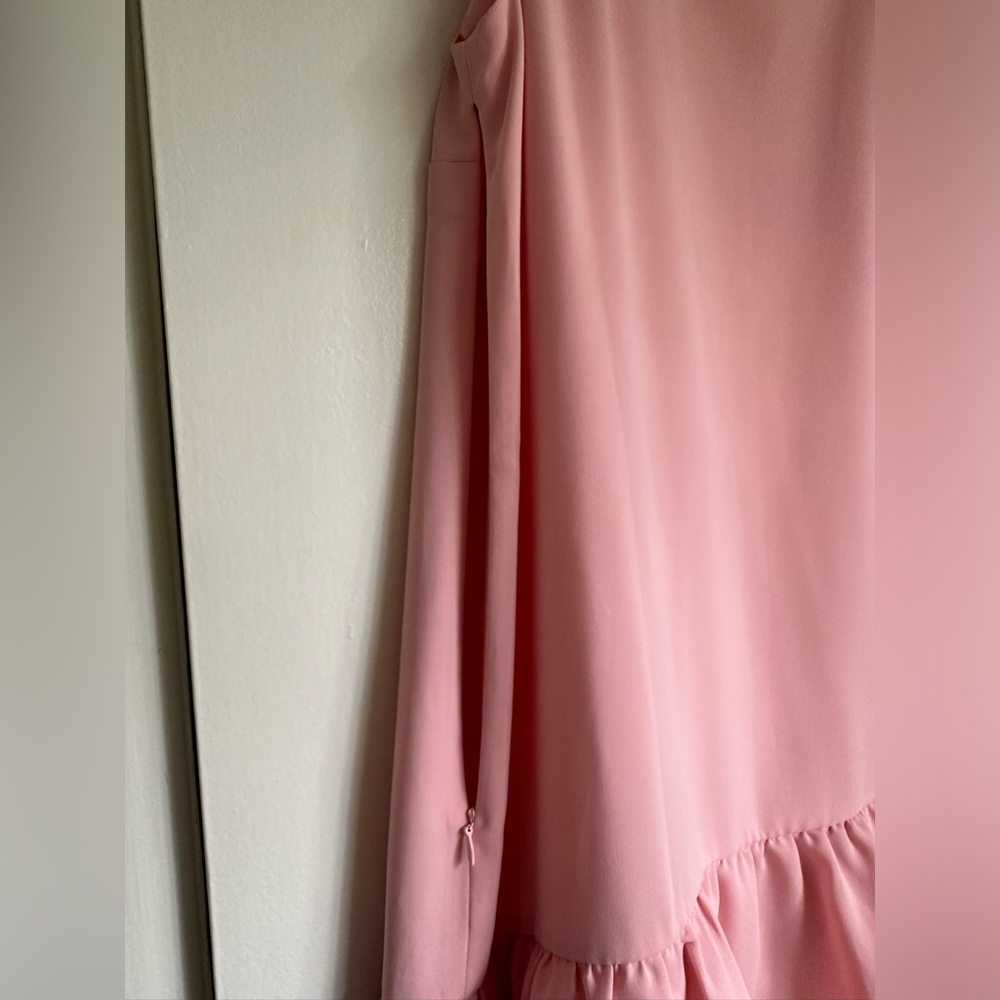 LOFT Ruffle Hem Dress Size 8 NWT - Picture 6 of 8